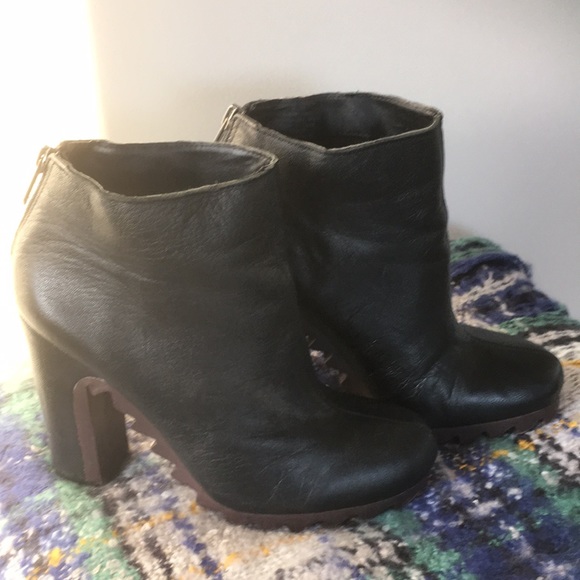 Sam Edelman Circus Heeled Back Zip Bootie Size 8.5 - Picture 2 of 9